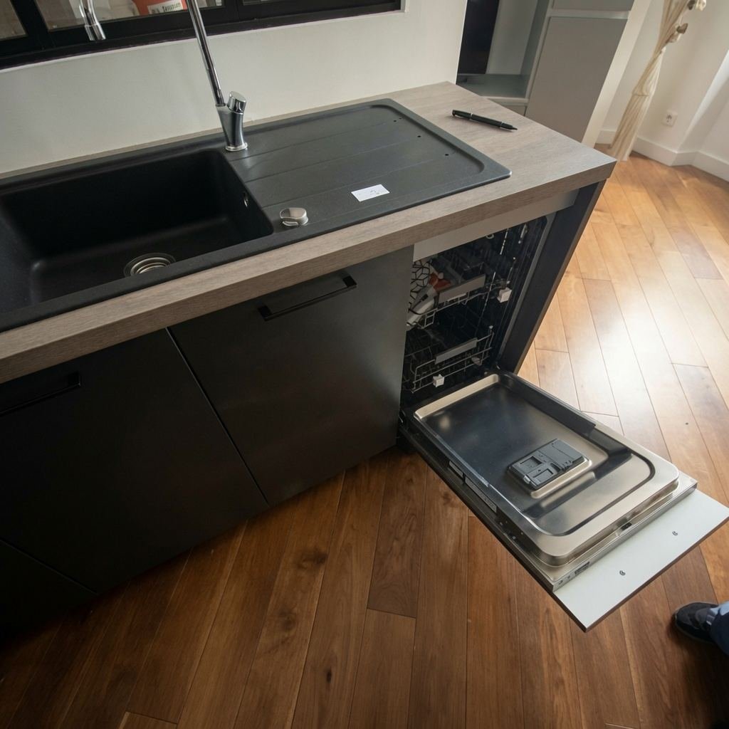Cuisine neuve avec éléctroménager