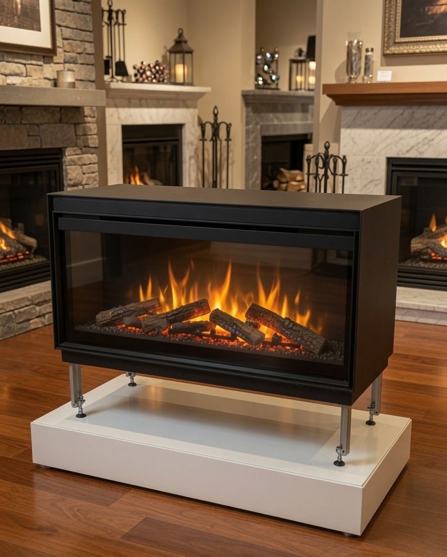 Cheminée holographique Kalfire E-one 100F FR – Un feu plus vrai que nature NEUF